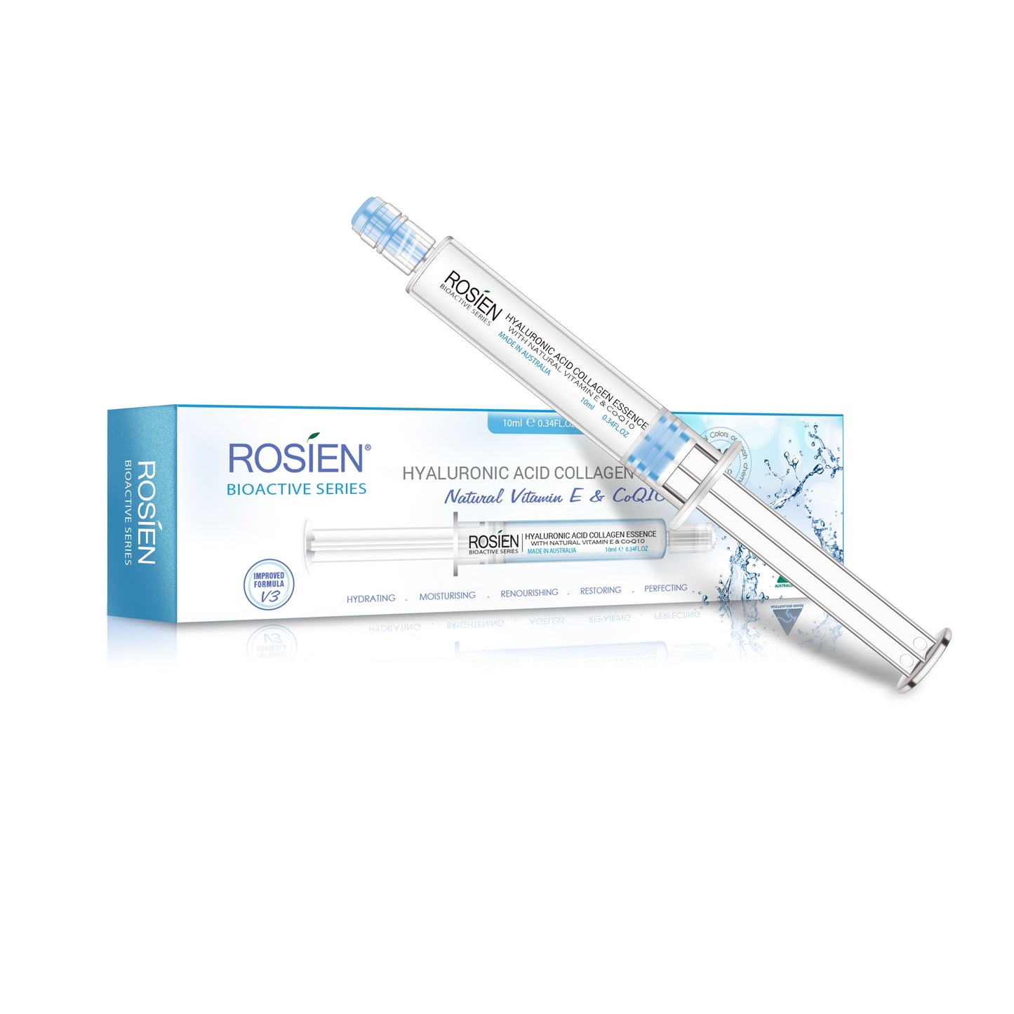 Hyaluronic Acid Collagen Essence Natural Vitamin E & CoQ10